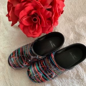 Dansko Clog Amazing Paint Splatter